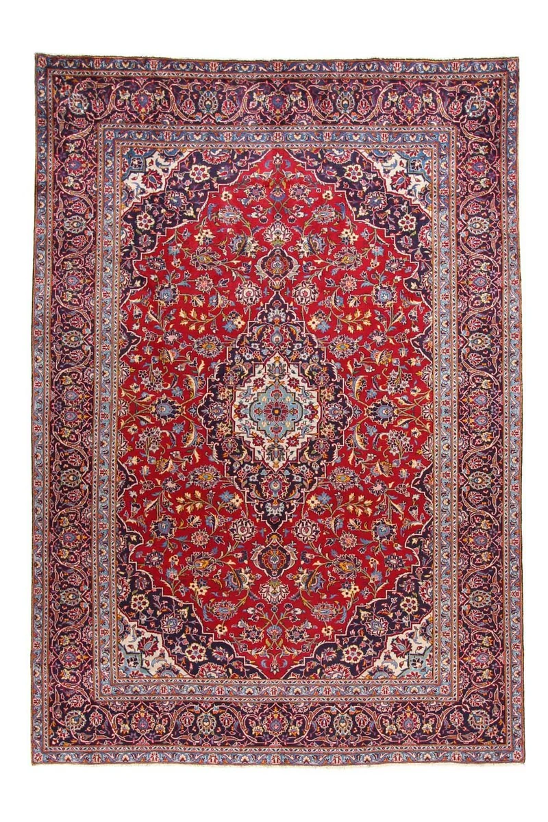 Perserteppich - Keshan 231 x 332 cm - rot