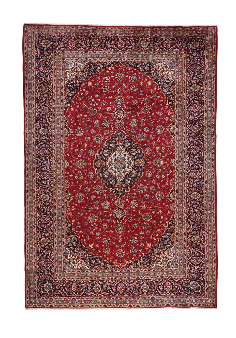 Perserteppich - Keshan 242 x 359 cm - rot
