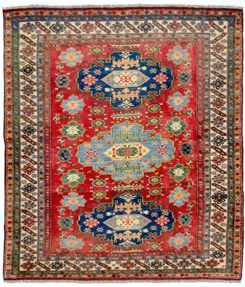 Ziegler Teppich - Kazak 188 x 197 cm - rot