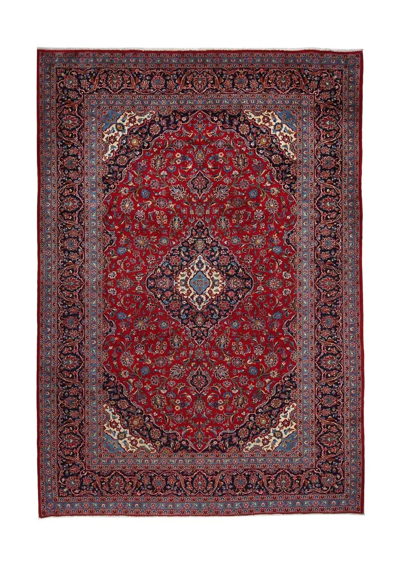 Perserteppich - Keshan 246 x 352 cm - rot