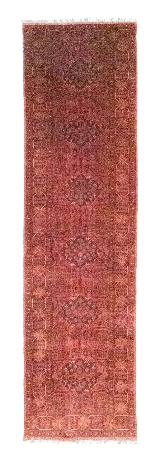 Afghan Teppich - Kunduz 82 x 390 cm - rot
