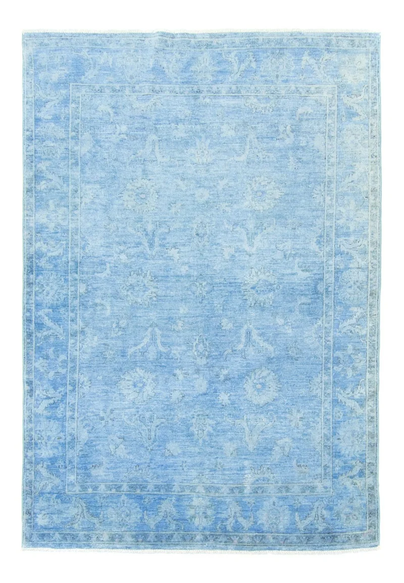 Ziegler Teppich - Modern 151 x 215 cm - hellblau