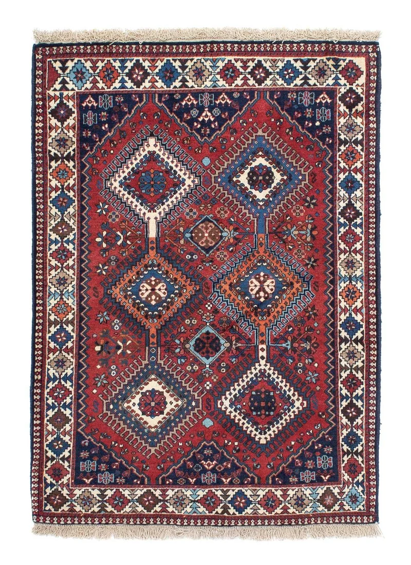 Perserteppich - Nomadic 102 x 147 cm - rot
