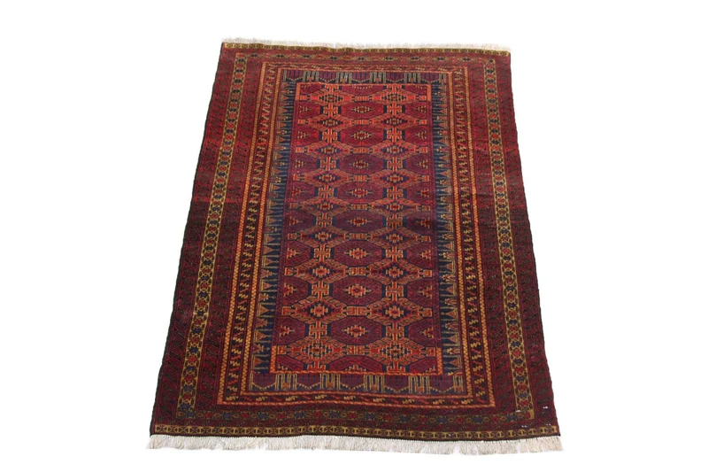 Afghan Teppich 95 x 152 cm - rot