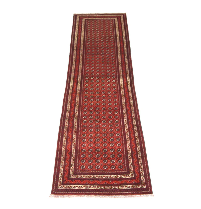 Afghan Teppich - Buchara 84 x 339 cm - rot