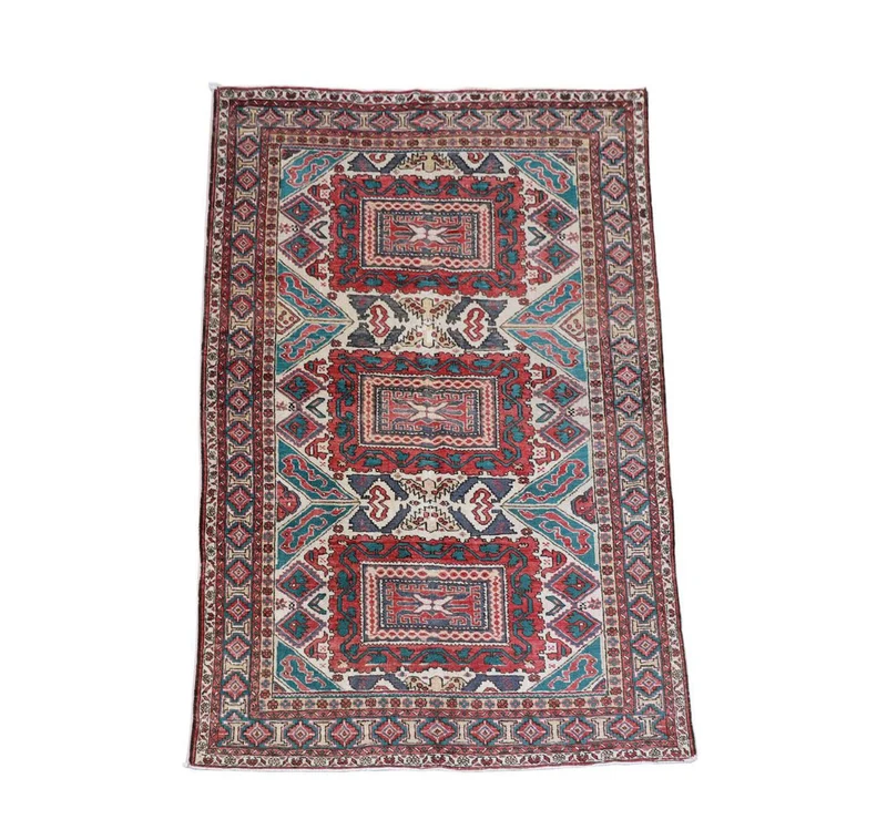 Afghan Teppich - Buchara 136 x 206 cm - beige