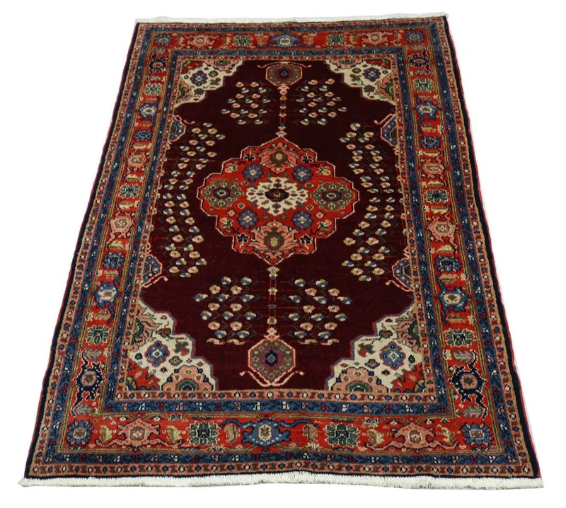 Ziegler Teppich - Kazak 122 x 188 cm - dunkelrot