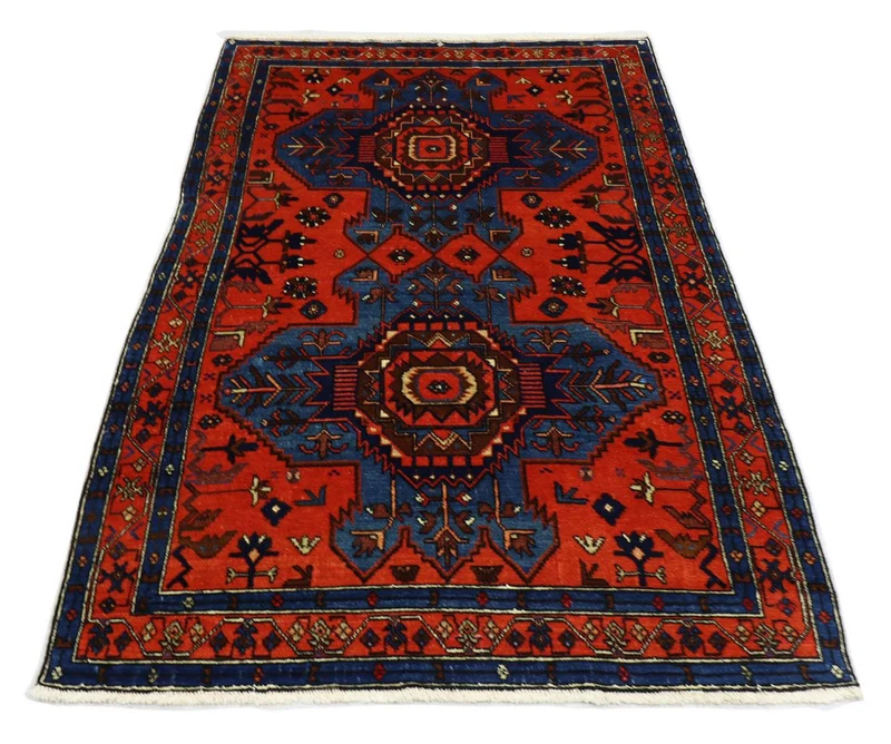 Perserteppich - Nomadic 122 x 187 cm - blau