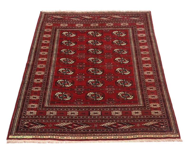 Afghan Teppich 130 x 180 cm - rot