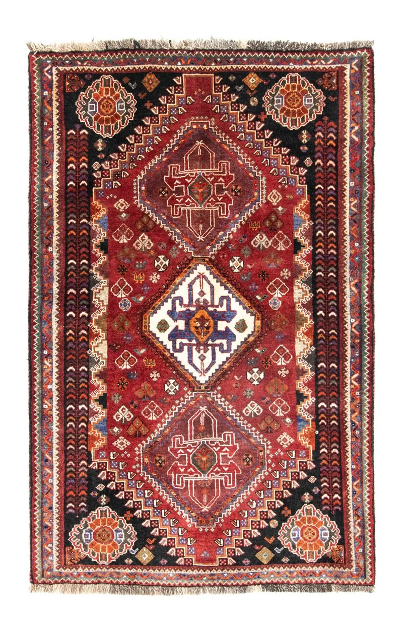 Perserteppich - Nomadic 114 x 170 cm - rot