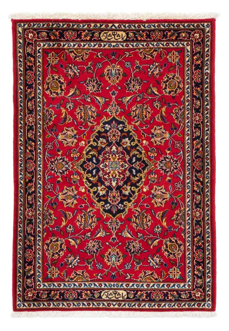 Perserteppich - Keshan 79 x 118 cm - rot