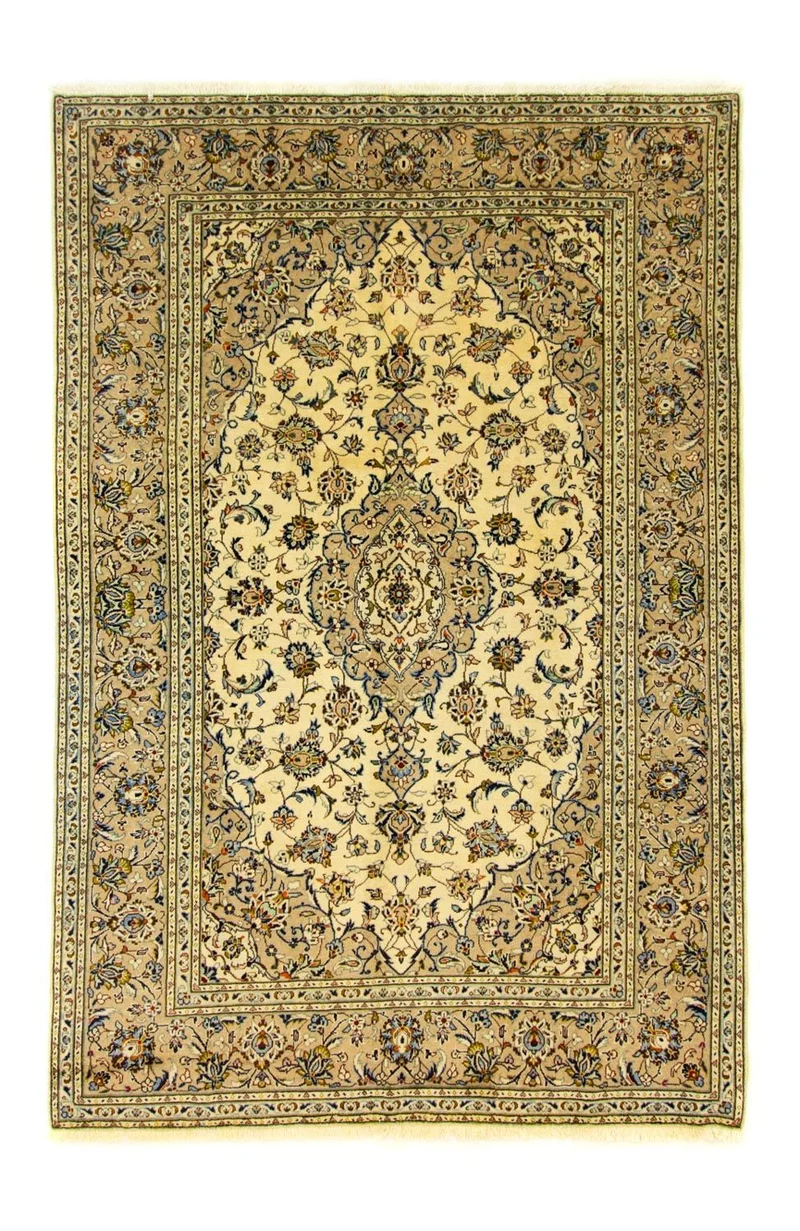 Perserteppich - Keshan 198 x 300 cm - beige