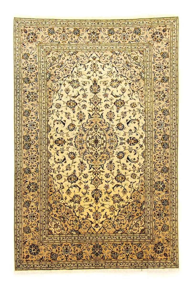 Perserteppich - Keshan 197 x 300 cm - beige
