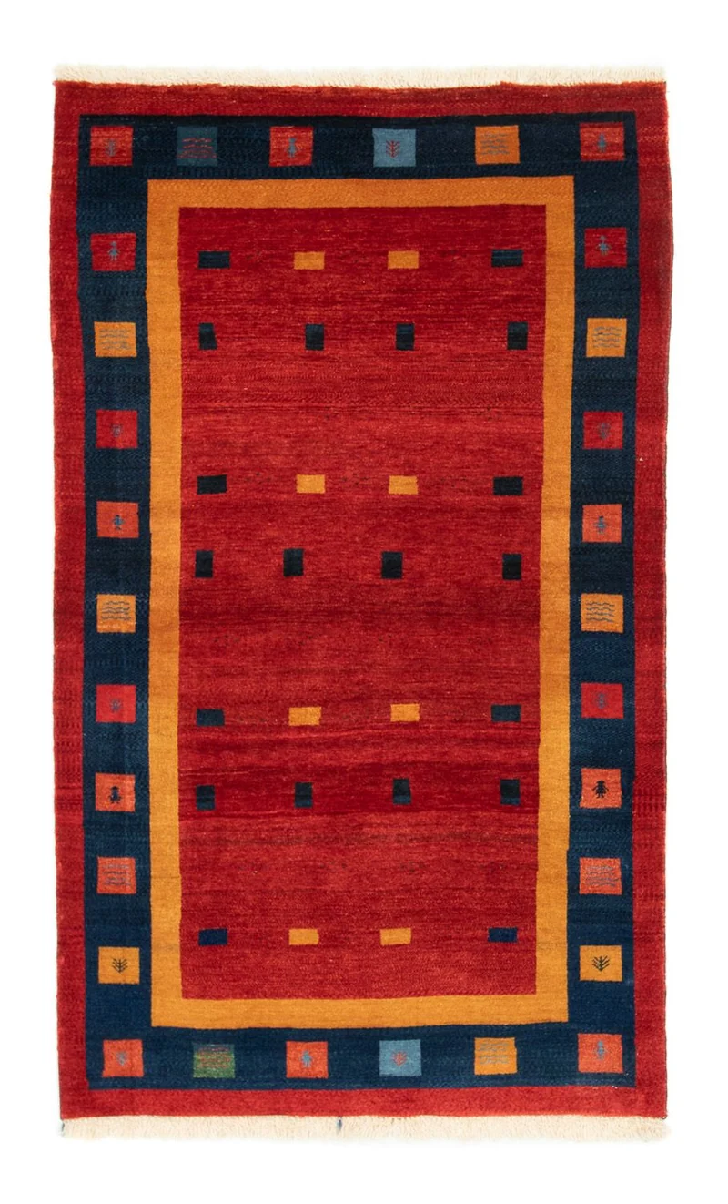 Gabbeh Teppich - Perser 102 x 175 cm - rot
