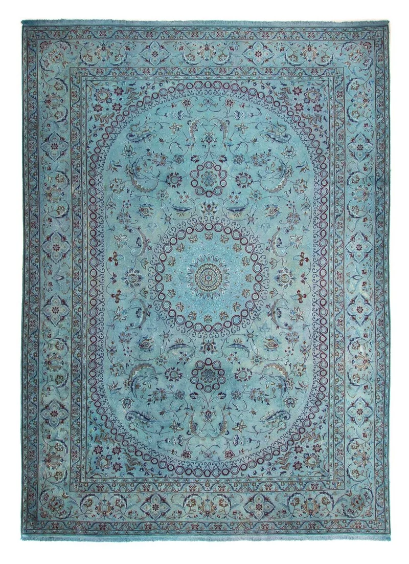 Orientteppich 250 x 350 cm - hellblau