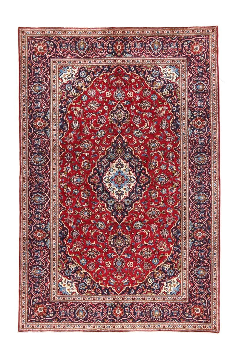 Perserteppich - Keshan 202 x 303 cm - rot