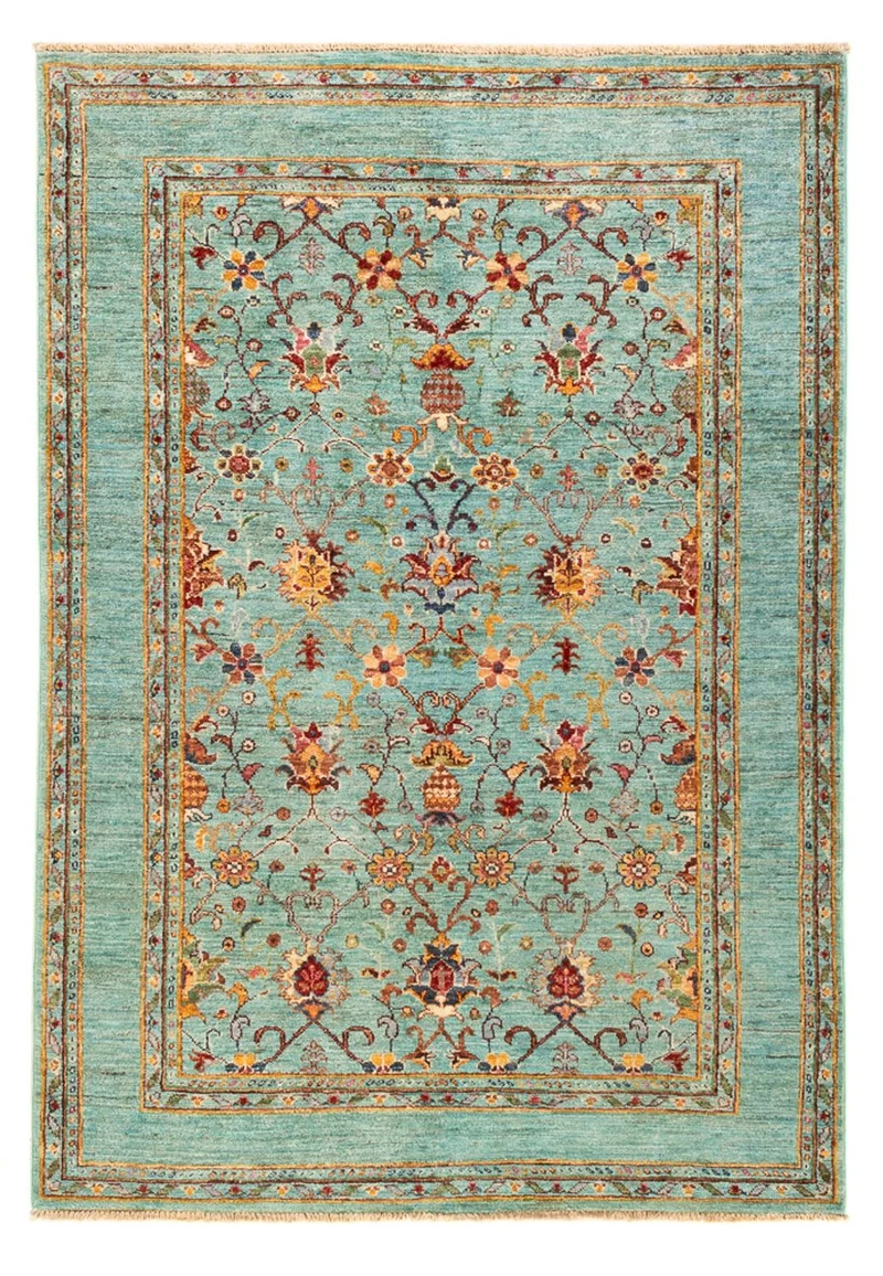 Ziegler Teppich - Ariana - 118 x 175 cm - türkis