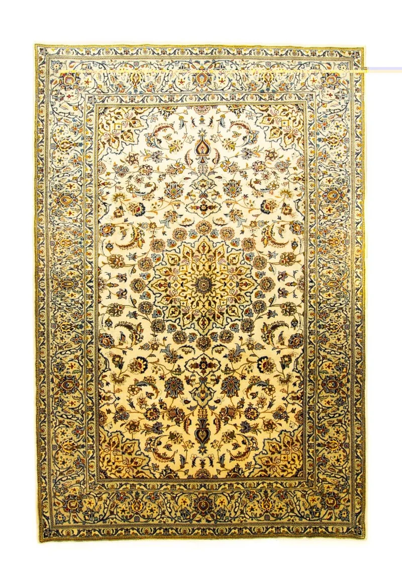 Perserteppich - Keshan 195 x 295 cm - beige