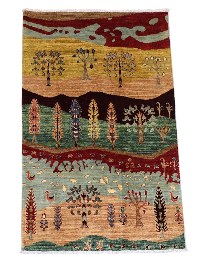 Ziegler Teppich 120 x 183 cm - mehrfarbig