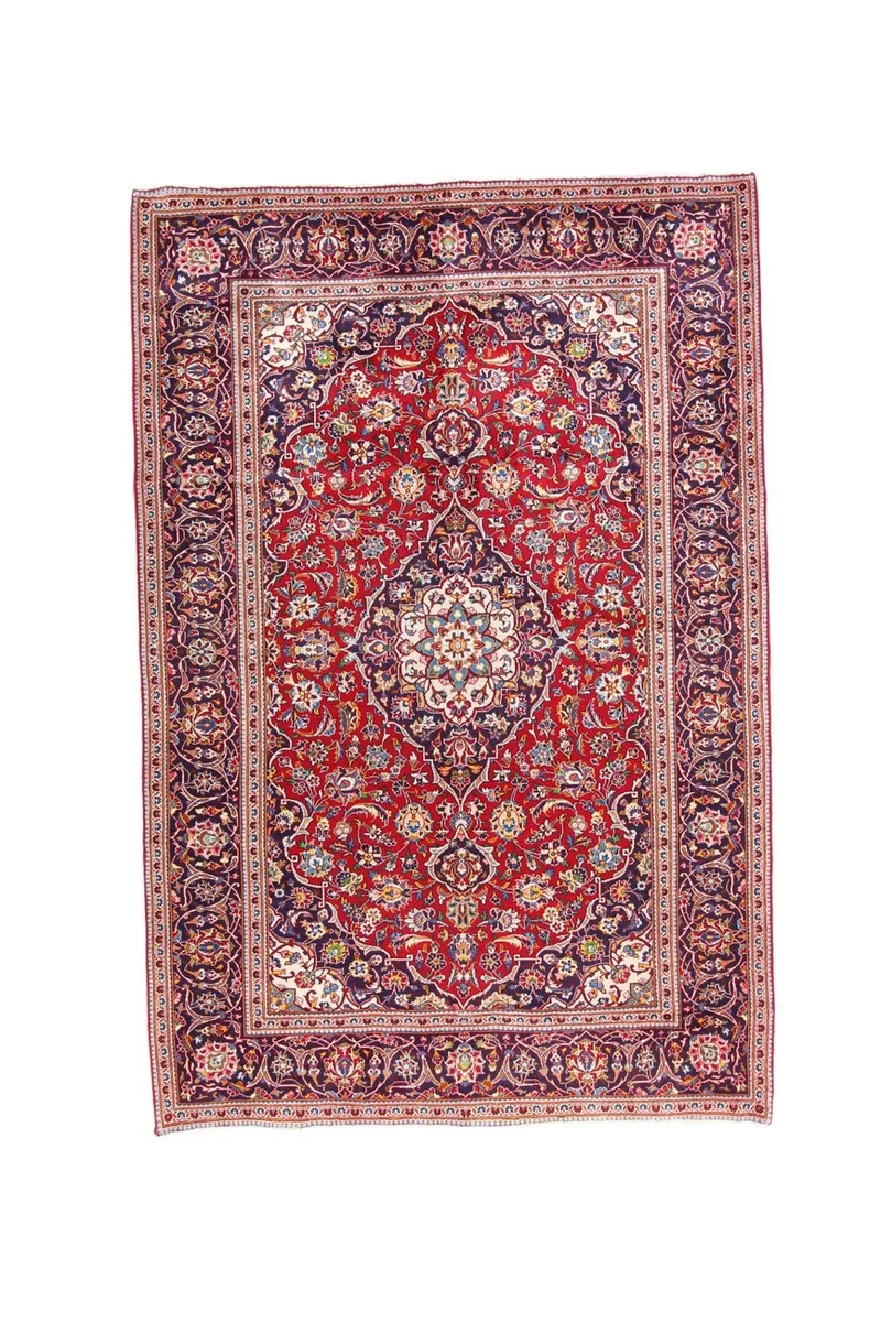 Perserteppich - Keshan 200 x 297 cm - rot