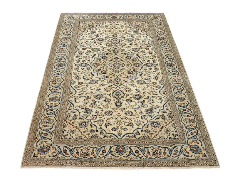 Perserteppich - Keshan 194 x 302 cm - beige