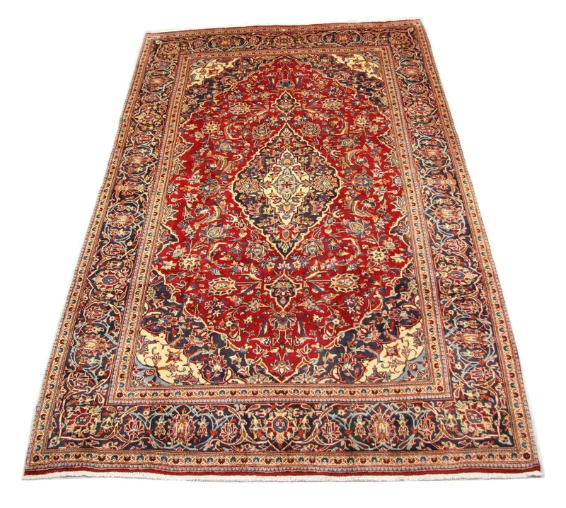 Perserteppich - Keshan 198 x 313 cm - rot