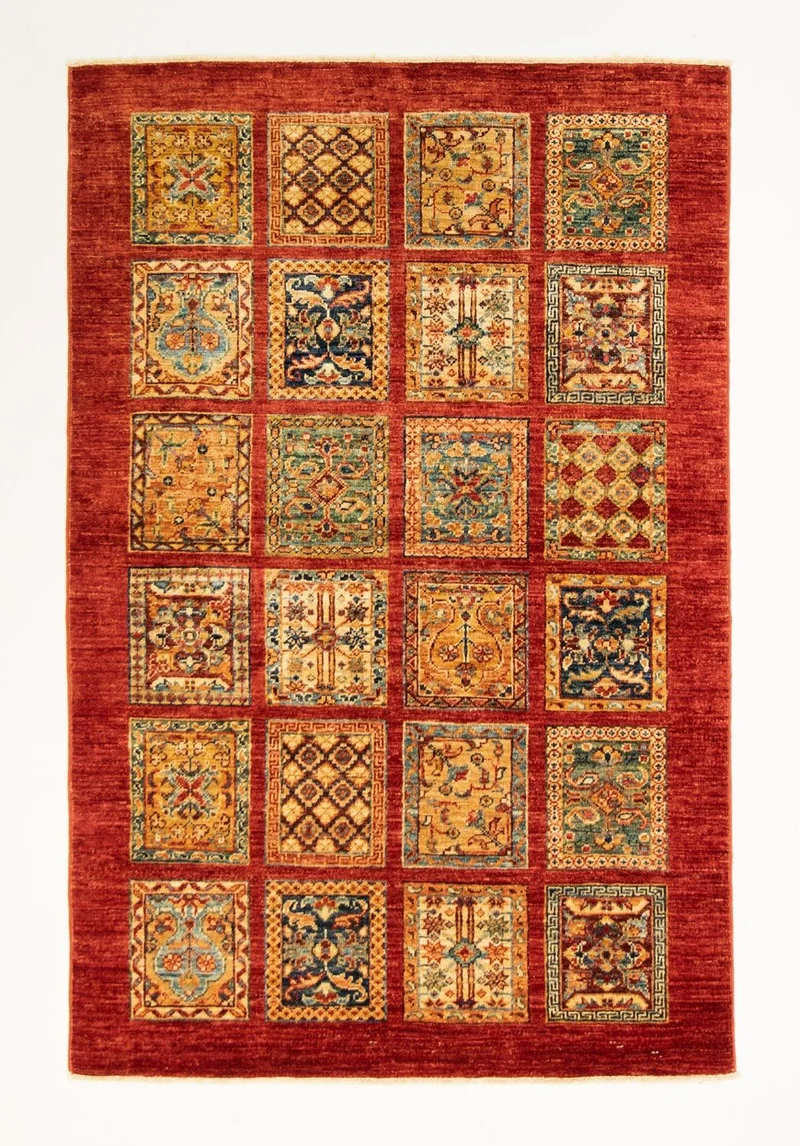 Ziegler Teppich 99 x 155 cm - rot
