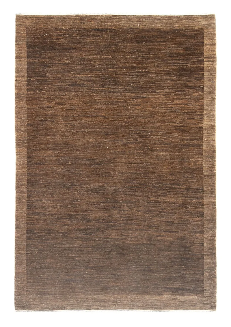 Gabbeh Teppich - Indus 132 x 188 cm - dunkelbraun