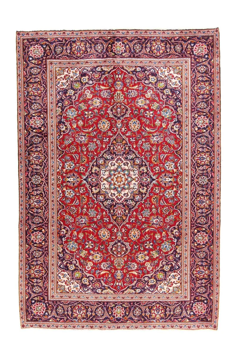 Perserteppich - Keshan 195 x 290 cm - rot