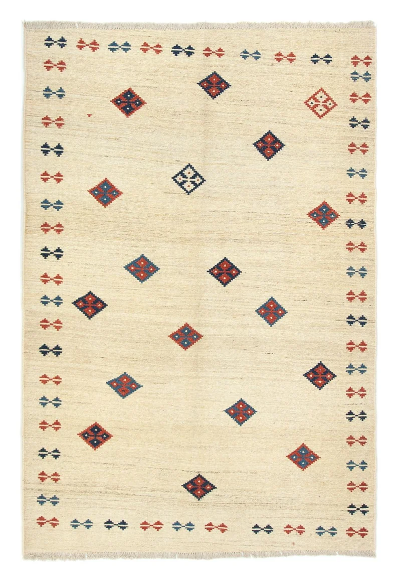 Gabbeh Teppich - Perser 154 x 232 cm - beige