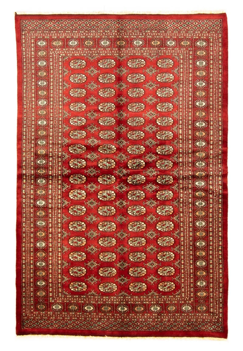 Afghan Teppich - Buchara 149 x 223 cm - rot