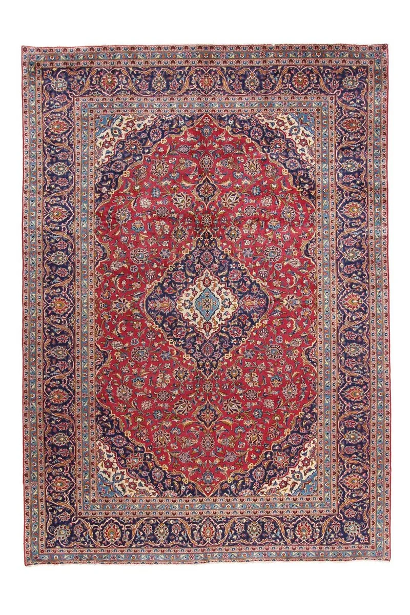 Perserteppich - Keshan 243 x 344 cm - rot