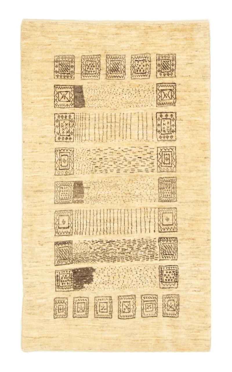 Gabbeh Teppich - Perser 87 x 150 cm - beige