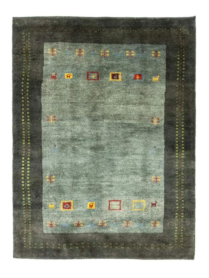 Gabbeh Teppich - Perser 142 x 195 cm - grau
