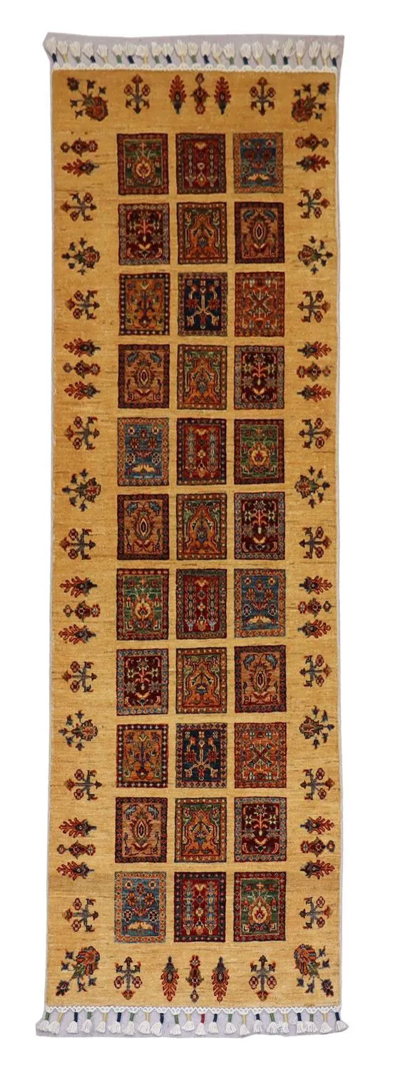Ziegler Teppich 81 x 248 cm - dunkelrot