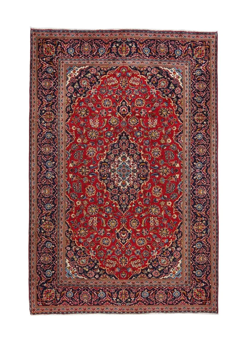 Perserteppich - Keshan 200 x 300 cm - rot