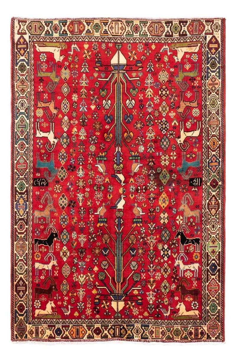 Perserteppich - Nomadic 143 x 220 cm - rot