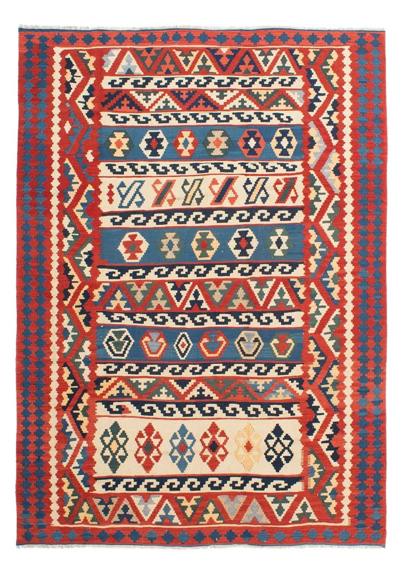 Kelim Teppich - Oriental 193 x 263 cm - mehrfarbig