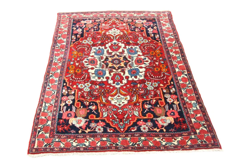 Perserteppich - Bidjar 110 x 160 cm - rot