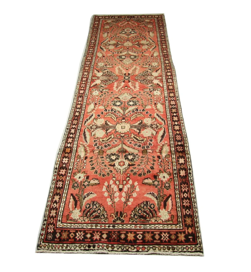 Perserteppich - Nomadic 112 x 405 cm - hellrot