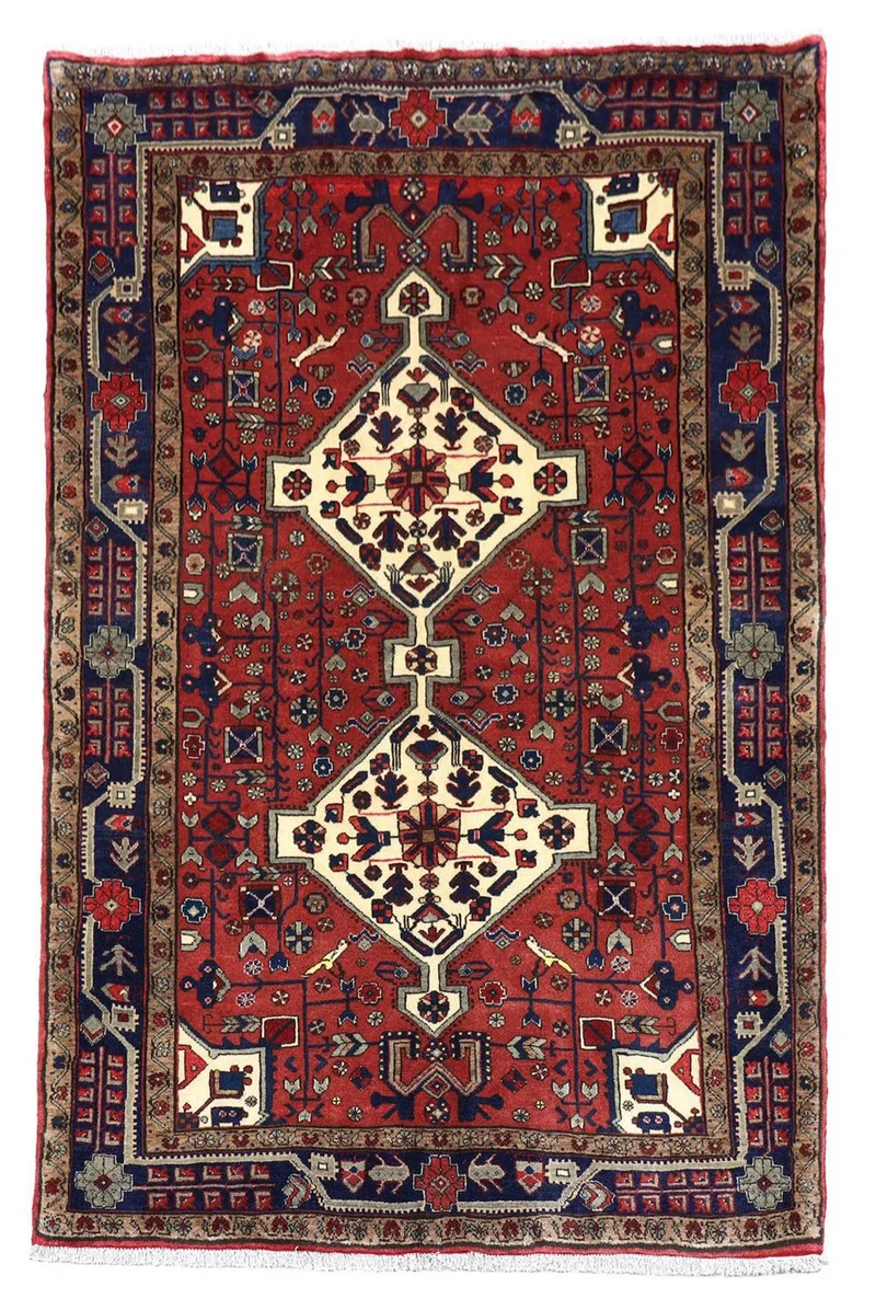 Perserteppich - Nomadic 151 x 212 cm - dunkelrot