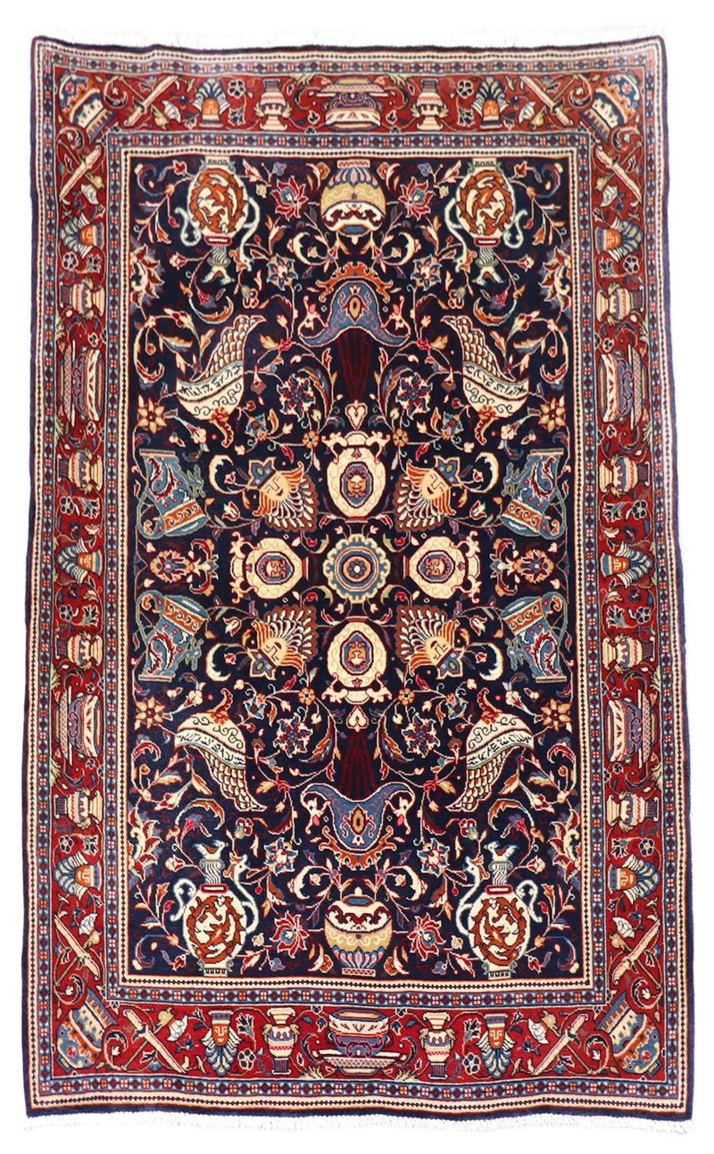 Perserteppich - Classic 106 x 164 cm - dunkelblau