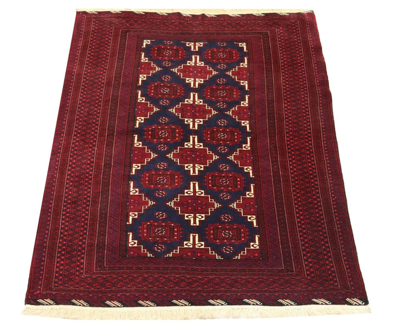 Belutsch Teppich 127 x 205 cm - dunkelrot