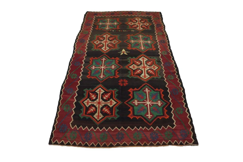 Kelim Teppich - Oriental 158 x 303 cm - blau