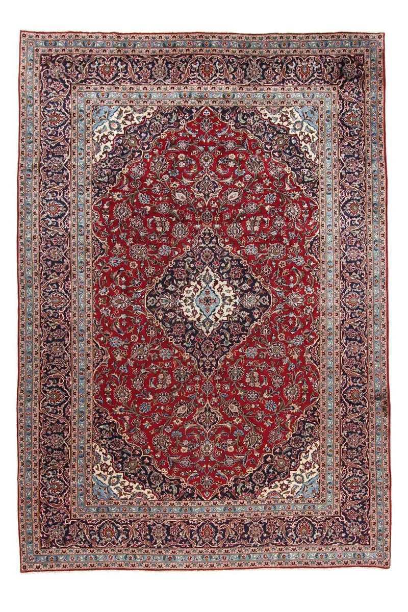 Perserteppich - Keshan 246 x 357 cm - rot