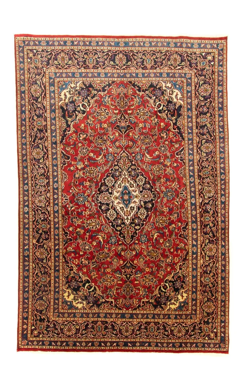Perserteppich - Keshan 200 x 311 cm - rot