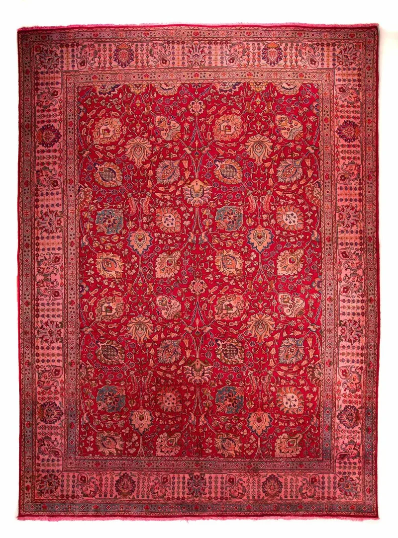Orientteppich 300 x 380 cm - dunkelrot