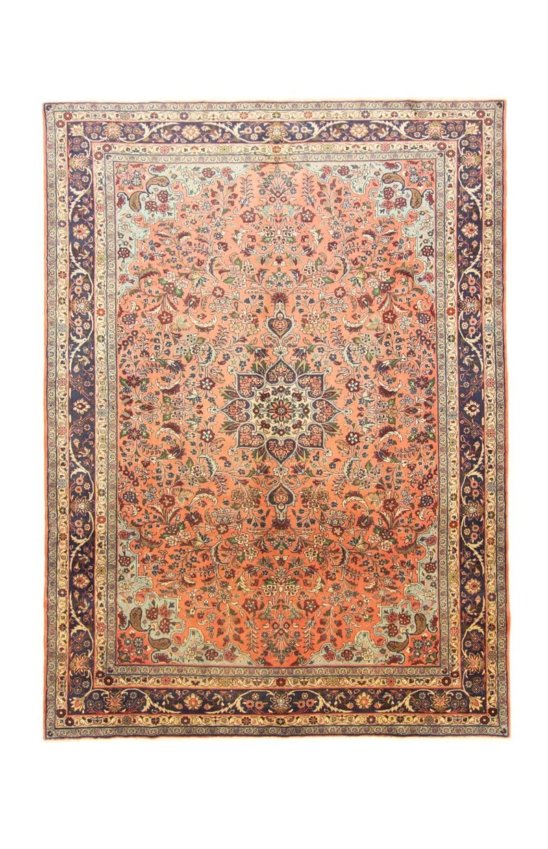 Perserteppich - Nomadic 211 x 291 cm - orange