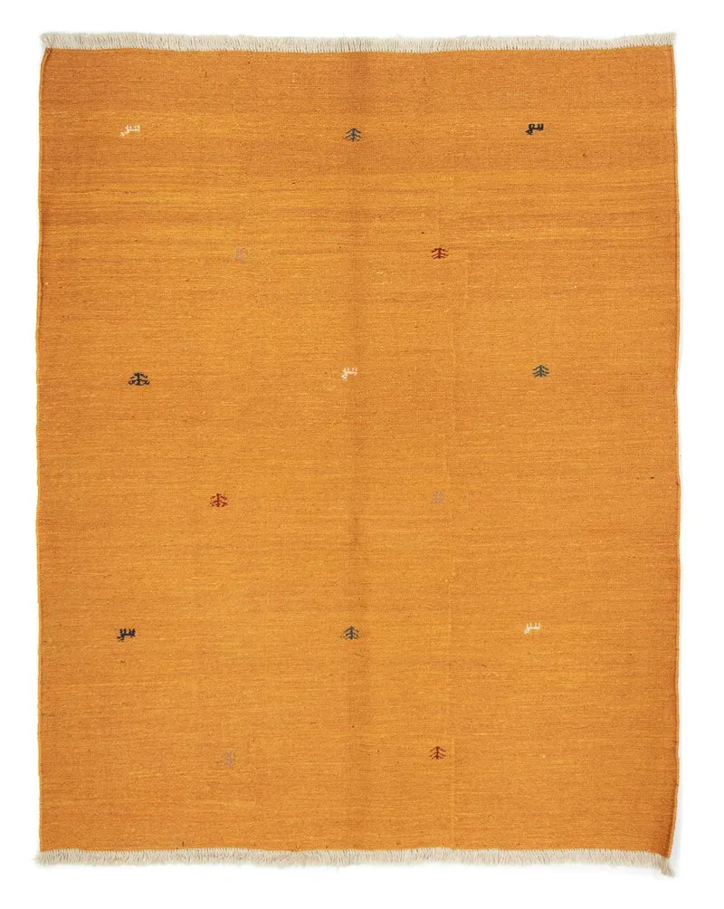 Gabbeh Teppich - Perser 160 x 200 cm - gold