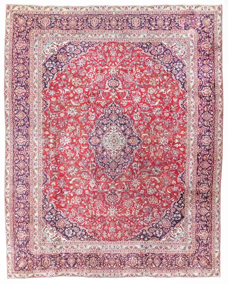 Perserteppich - Keshan 282 x 367 cm - rot